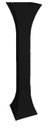 Ver imagem 3 de Vaso Planta Pilar Suporte Torre 140x30 Trapézio Polietileno BGPLASTICOS V21 VINHO BORDO 021