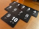 Ver imagem 3 de Kit 10 Placas Braile Ps do 4° Andar Elevador Preto