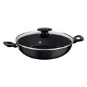 Ver imagem 1 de Panela Wok Alumínio Antiaderente 28Cm 3,3L Loreto Grafite - Tramontina 27817120