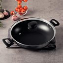 Ver imagem 2 de Panela Wok Alumínio Antiaderente 28Cm 3,3L Loreto Grafite - Tramontina 27817120
