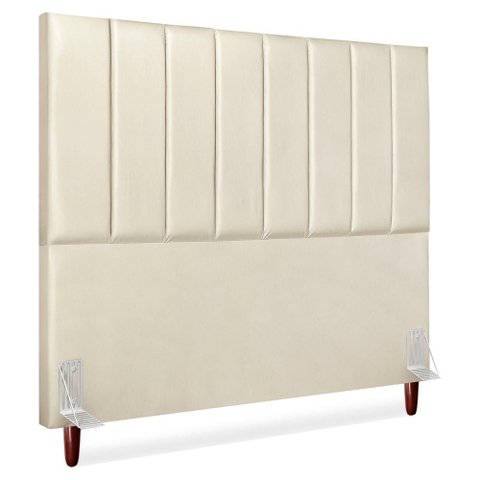 Cabeceira Casal 140 Cm com Frame Carla Corino Bege Artte