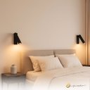 Ver imagem 4 de Luminária de Cabeceira Arandela Parede Ergo Led Facho Orientável Usb 3w Bivolt para Quarto Leitura