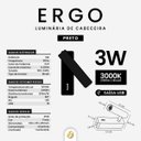 Ver imagem 2 de Luminária de Cabeceira Arandela Parede Ergo Led Facho Orientável Usb 3w Bivolt para Quarto Leitura