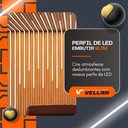 Ver imagem 2 de Perfil de Led Embutir 24mm Slim para Gesso - 2 Metros