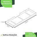 Ver imagem 6 de Porta Shampoo de Banheiro Suporte de Parede Dourado Fs Plus