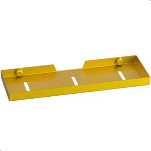 Porta Shampoo de Banheiro Suporte de Parede Dourado Fs Plus