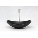 Ver imagem 4 de Kit Banheiro Cuba Pia Chanfrada + Torneira e Válvula Cromada:preto Matte