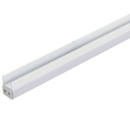 Perfil de Embutir Slim Linear Duplo 2 Metros Alumínio Branco - Gaya 9347 - 2