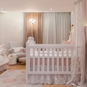 Ver imagem 2 de Berço Americano Branco de Bebê Modelo 2 em 1 Linha Classic Quater