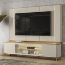 Ver imagem 2 de Painel Tv 75 Pol e Rack 239cm com Led Martan Tauari/off Flex L06 - Mpozenato