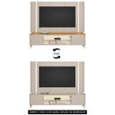 Ver imagem 5 de Painel Tv 75 Pol e Rack 239cm com Led Martan Tauari/off Flex L06 - Mpozenato
