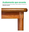 Ver imagem 7 de Conjunto Mesa Jantar Quadrada 80x80cm Madeira + 4 Cadeiras Cozinha - Azulejo Português - Natural