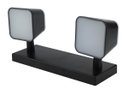 Ver imagem 1 de Arandela Andy Quadrada Preto 28cm Led 14w 3000k Bivolt Galaxy Led