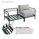 Ver imagem 6 de Sofá Living Modular Industrial 2 Lugares Basileia 240cm Yescasa Veludo Tx Cinza Prata
