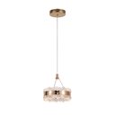 Ver imagem 1 de Pendente Dourado Cristal 20cm Led 18w 3000k Bivolt 14584-pl