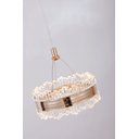 Ver imagem 2 de Pendente Dourado Cristal 20cm Led 18w 3000k Bivolt 14584-pl