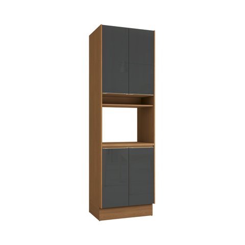 Armário de Cozinha Torre Quente Microondas de 4 Portas 70cm T629 Vibra Kappesberg