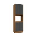 Ver imagem 1 de Armário de Cozinha Torre Quente Microondas de 4 Portas 70cm T629 Vibra Kappesberg
