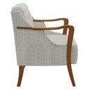 Ver imagem 5 de Kit 2 Poltronas Decorativas para Sala de Estar Capitonê Lapa M22 Linho Cru - Mpozenato