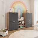 Ver imagem 1 de Guarda-Roupa Infantil com Nicho e 3 Gavetas Frame Yescasa