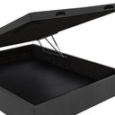 Ver imagem 2 de Base Box Baú Casal Barcelona Suede Cinza 138x188