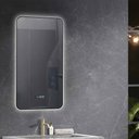 Ver imagem 1 de Espelho Frame 50x90cm com LED Desembaçador e Som Bluetooth Baumê
