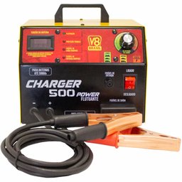 Carregador de Bateria 50A 60Hz V8 500 Power 220V - 20177 V8 Brasil - 2 Carregador de Bateria 50A 60Hz V8 500 Power 220V - 20177 V8 Brasil - 2