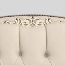 Ver imagem 4 de Cabeceira Cama Casal Queen Greta 160cm Estofada Corino Design Clássico