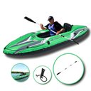 Ver imagem 1 de Caiaque Inflável Individual com Remo e Bomba de Ar Importway Iwci-001 Pathfinder