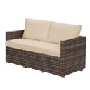 Ver imagem 1 de Sofá de Fibra Sintética 2 Lugares Área Externa Varanda Jardim Piscina