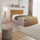 Ver imagem 2 de Cabeceira Cama de Casal Queen/king Sonhar Ripada Cinamomo 195 Cm