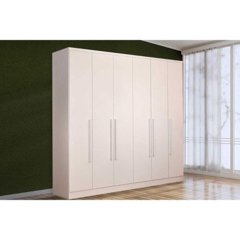 Guarda Roupa 6 Portas 4 Gavs Veneza Tcil Neve