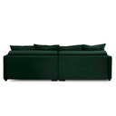 Ver imagem 7 de Sofá Cama Retrátil e Reclinável 2,10m com Molas Carol Veludo Verde Adonai Estofados