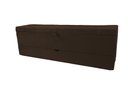 Ver imagem 2 de Recamier Puff Baú Sapateira com Gaveta 1,58 Cm para Cama Box Queen Size - Marrom