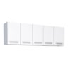 Armário Aéreo Cozinha 180 em Aço Vênus 5 Portas Branco - Cozimax - 1