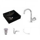 Ver imagem 2 de Kit Cuba Q39 Torneira C50 e Válvula 1 Polegada ABS Sifão PVC Flexível Compace