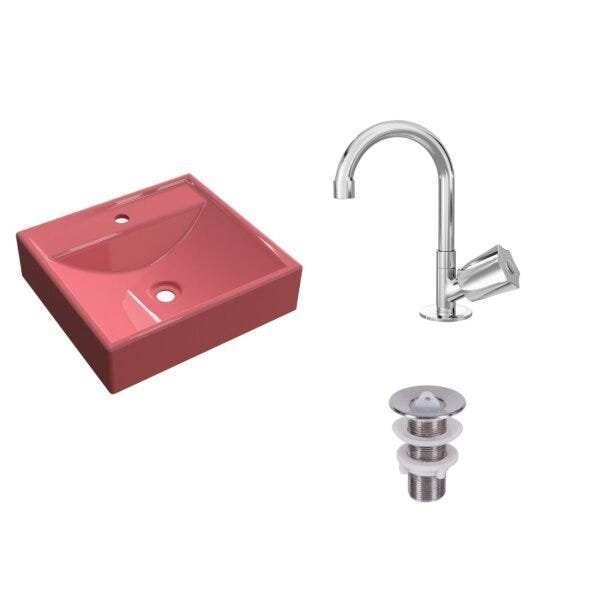 Kit Cuba Q39 Torneira C50 Válvula 1 Polegada ABS Compace - 2