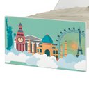 Ver imagem 6 de Cama Infantil Mundo Viagens Proteção Lateral Adesivo Uv Brilhante