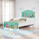Ver imagem 1 de Cama Infantil Mundo Viagens Proteção Lateral Adesivo Uv Brilhante