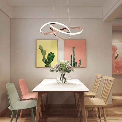 Lustre Luxo Pendente Moderno 45w Luz 3em1 Bivolt Lumier