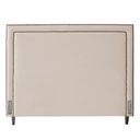 Ver imagem 1 de Cabeceira Cama Box Casal Maísa 140cm Com Frame Veludo Bege - Desk Design