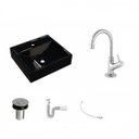 Ver imagem 2 de Kit Cuba Q39 com Torneira 1198 Metal e Válvula Click 1"b + Sifão Pvc e Flexível Compace