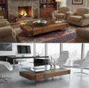 Ver imagem 2 de Mesa de Centro Paris em Vidro Rustica