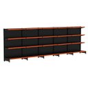 Ver imagem 1 de Kit 5 Módulos de Gôndolas Parede 1,37 Fit40 Amapá