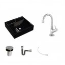 Ver imagem 2 de Kit Cuba Q39 com Torneira 1198 Metal e Válvula Click 1''b e Sifão Cromado e Flexível Compace