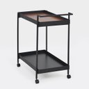 Ver imagem 3 de Carrinho Bar Cha Churrasco Adega Gourmet Aparador Industrial Boulevard - Preto