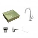 Ver imagem 2 de Kit Cuba Q39 com Torneira 1198 Metal e Válvula Click 1''b e Sifão Cromado e Flexível Compace