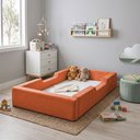 Ver imagem 3 de Berço Montessoriano em Bouclé com Espuma D28 e Conforto Aconchegante para o Quarto - Terracota