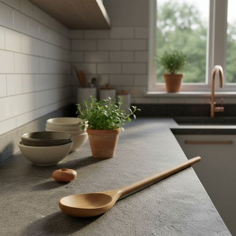 Colher de Pau 80 Cm em Madeira Artesanal Teixeira Pró:marrom-claro