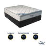 Cama Box Baú Bipartido Queen Preto e Colchão Freedom Molas Ensacadas Ortobom - 3